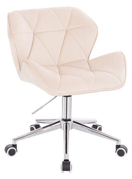 HR111K Scaun Crem Catifea