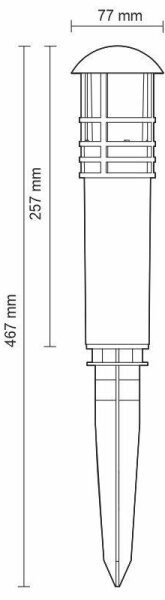 Lampă LED de exterior LED/3W/230V 4000K IP65