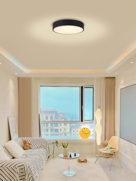 Immax NEO 07201L-LED Plafonieră dimabilă RONDATE 28W/230V negru Tuya+DO