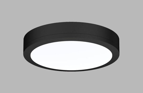 Plafonieră LED de exterior cu senzor KERY LED/18W/230V IP65 neagră LED2
