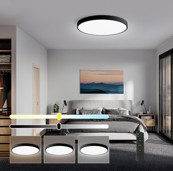 Plafonieră LED dimabilă Brilagi POOL SMART LED/60W/230V 3000-6000K 50 cm + telecomandă