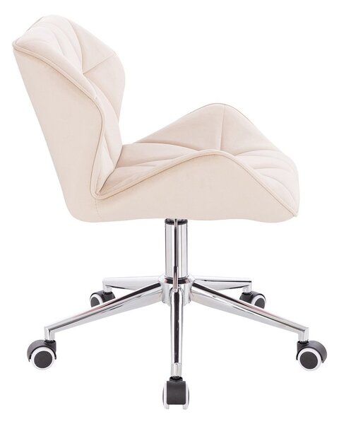 HR111K Scaun Crem Catifea