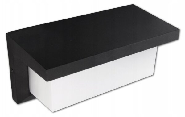 Aplică LED de exterior cu senzor LED/12W/230V IP54 negru