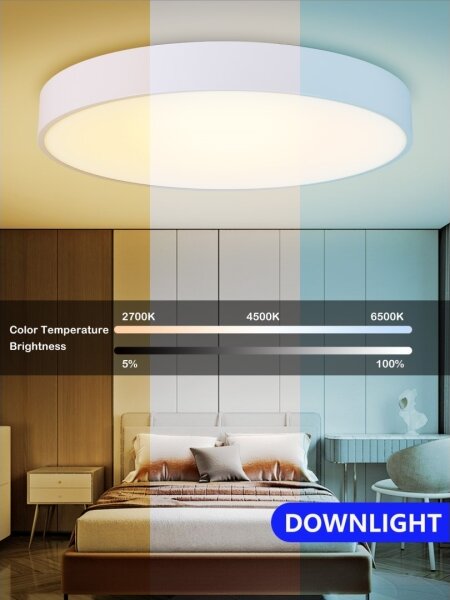 Plafonieră LED dimabilă Immax NEO 07207L RONDATE 65W/230V Tuya alb + telecomandă