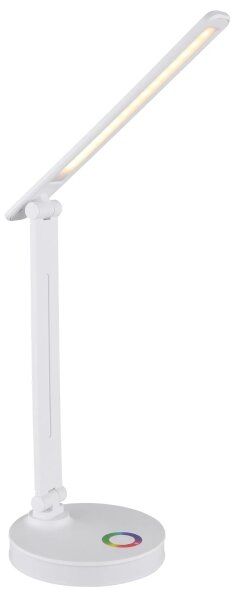 Globo 58445W - Lampă de birou LED RGBW dimabilă GERALDO LED/5W/230V + LED/2W