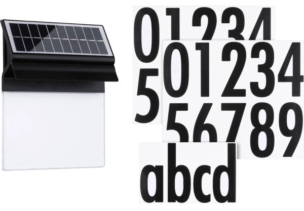 Paulmann 94694 - LED/0,2W IP44 Număr casă solar NEDA 3,7V
