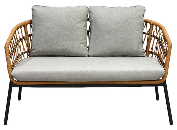 Set mobilier de grădină Artefactos (natural + gri deschis) (pentru 4 persoane). 1121231