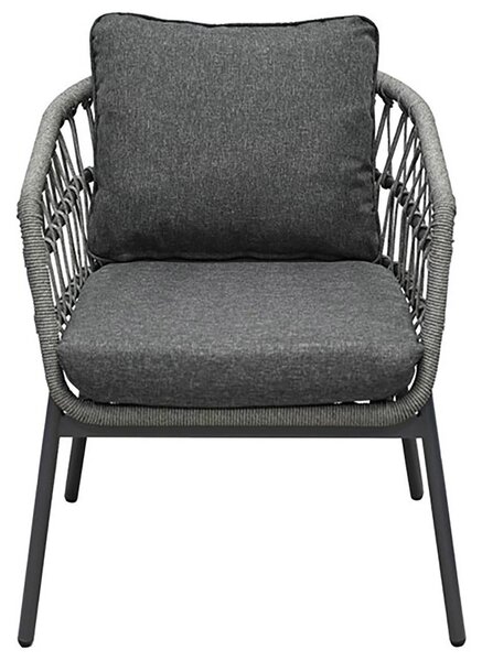 Set mobilier de grădină Artefactos (antracit + gri închis) (pentru 4 persoane). 1121230