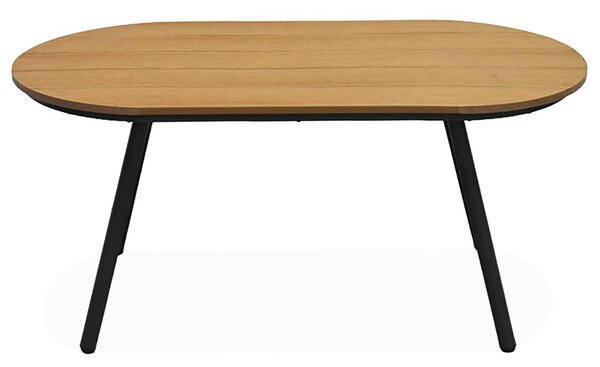 Set mobilier de grădină Artefactos (natural + gri deschis) (pentru 4 persoane). 1121231