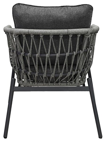 Set mobilier de grădină Artefactos (antracit + gri închis) (pentru 4 persoane). 1121230