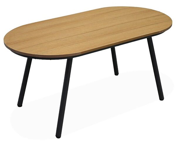Set mobilier de grădină Artefactos (natural + gri deschis) (pentru 4 persoane). 1121231