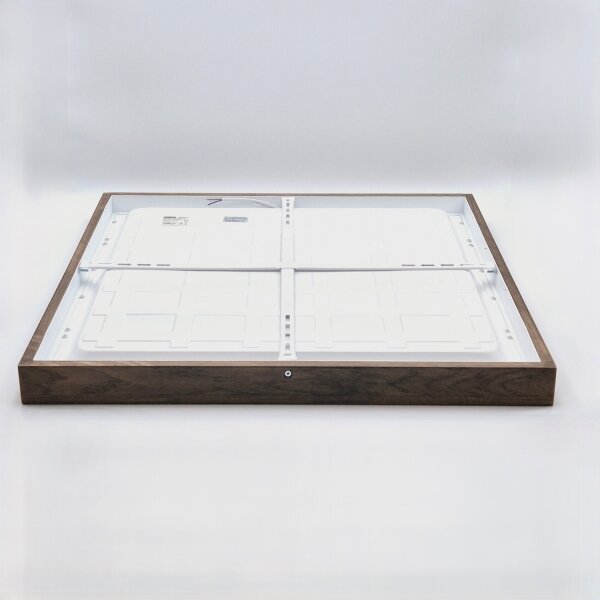 Brilagi-LED Corp de iluminat pentru baie WOODY FRAME LED/40W/230V 60x60 cm IP44 stejar/nuc