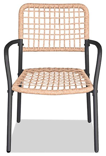 Set mobilier de grădină Abril (natural + antracit) (pentru 2 persoane). 1121234