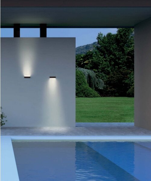 Aplică LED de exterior OMNIA LED/12W/230V 3000K IP54 gri Redo 90394
