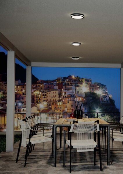 Plafonieră LED de exterior cu senzor Redo 90290 ISOLA LED/24W/230V IP54