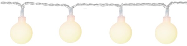 Lanț LED decorativ de exterior LIBISA 50xLED/0,066W/4,5V IP44 Eglo 900239