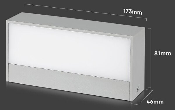 Aplică LED de exterior LED/9W/230V 6500K IP65