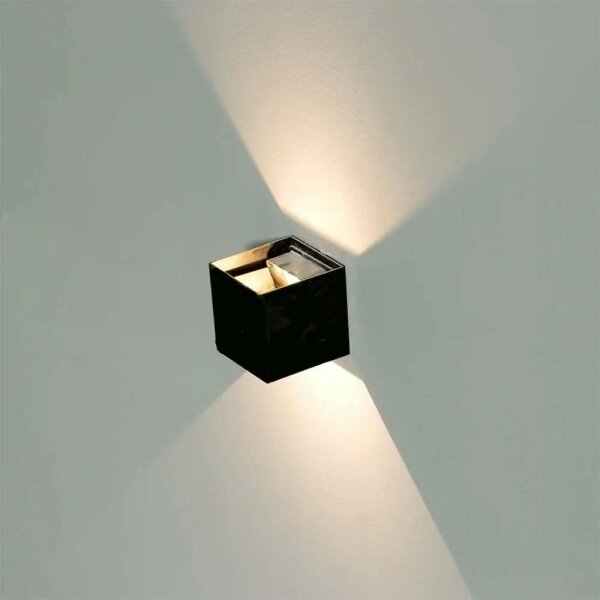 Aplică LED de exterior LED/5W/230V 3000K IP65 neagră
