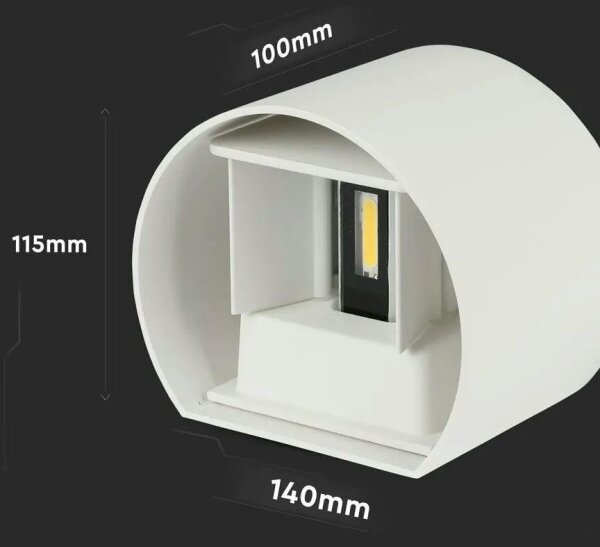 Aplică LED de exterior LED/6W/230V 4000K IP65 albă