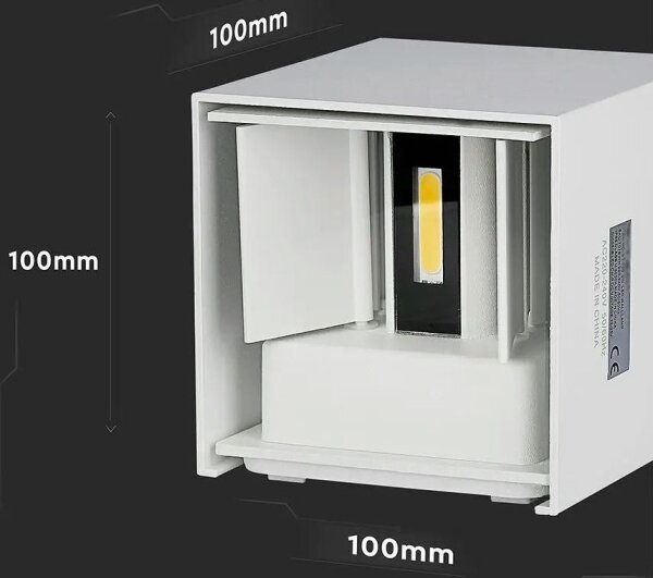 Aplică LED de exterior LED/5W/230V 3000K IP65 alb