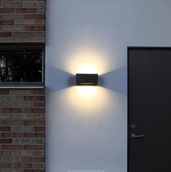Aplică LED de exterior LED/12W/230V IP54 neagră