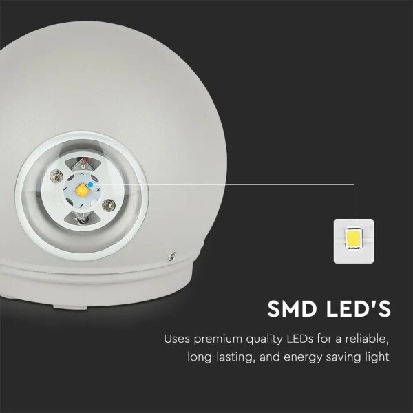 Aplică LED de exterior LED/6W/230V 3000K IP65 gri