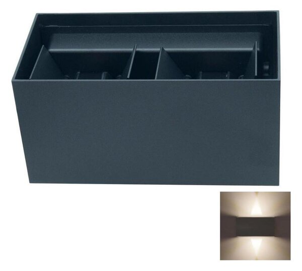 Aplică LED de exterior LED/12W/230V IP54 neagră