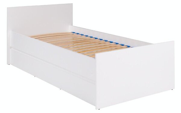 Pat de o persoană 90 cm Cortez C 15 (roz) (cu somieră). 1123733