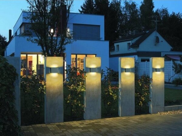 Aplică LED de exterior FLAT 2xLED/5W/230V IP65 LED2
