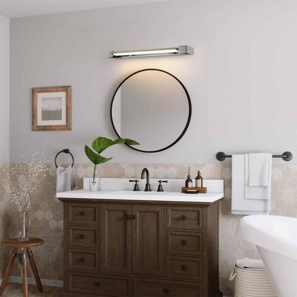 Brilagi-LED Oglindă iluminată pentru baie AQUA LINE LED/18W/230V 60 cm IP44 crom lucios