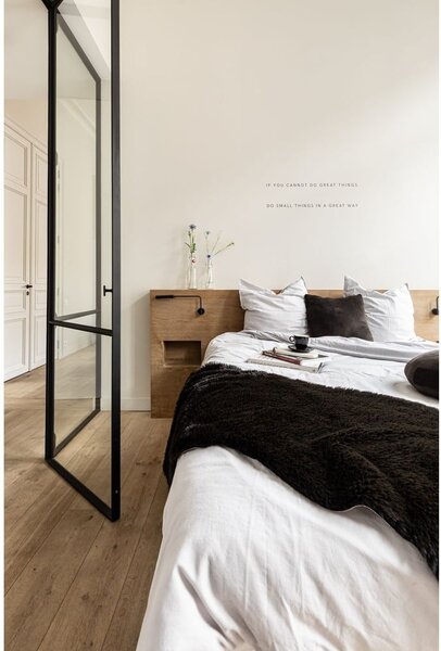 Blană de oaie artificială Tiseco Home Studio Lambskin, 60 x 180 cm, negru