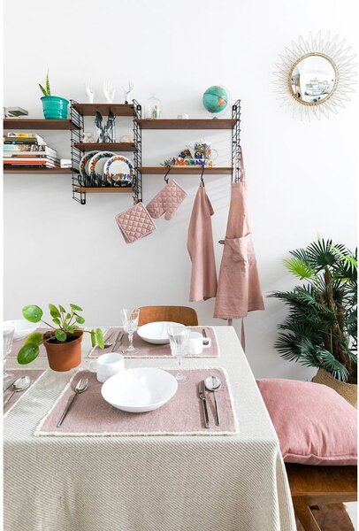 Suport pentru farfurii din material textil 48x33 cm Maya - Tiseco Home Studio