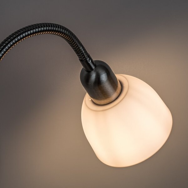Brilagi - Lampă de podea ARIANA 1xE27/100W/230V + 1xE14/25W crom mat