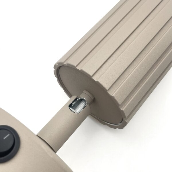 Brilagi - Aplică de perete cu spot CRISPINA 1xGU10/10W/230V bej