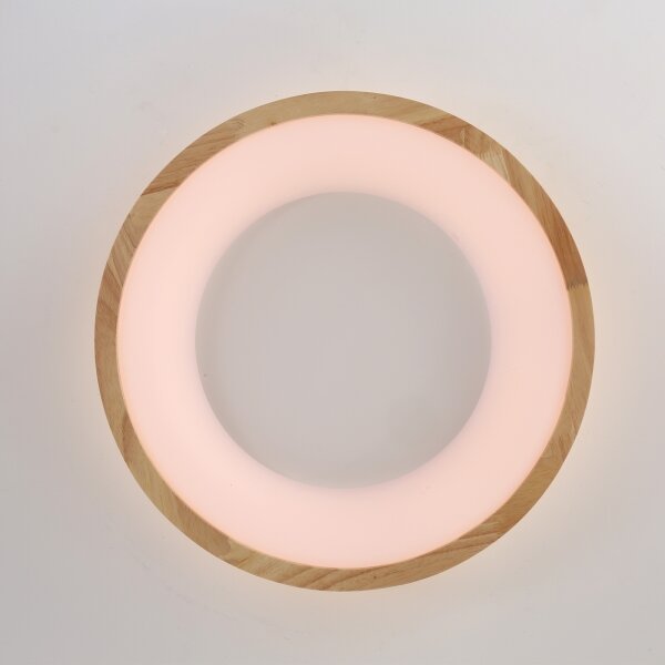 Brilagi-LED Plafonieră FALCON WOOD LED/30W/230V 3000/4000/6000K 45 cm lemn
