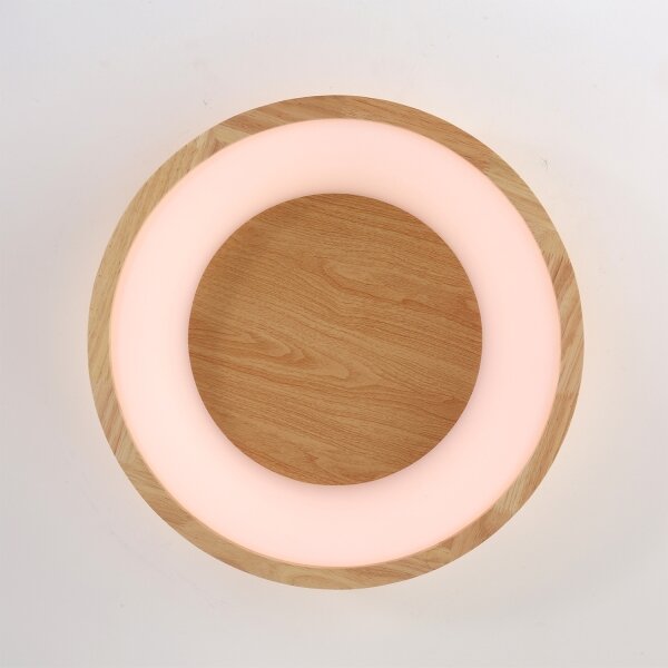 Brilagi-LED Plafonieră FALCON WOOD LED/30W/230V 3000/4000/6000K 45 cm lemn