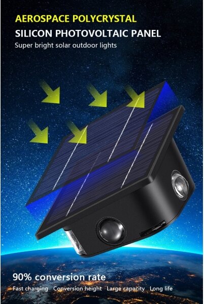 Immax 08487L - Lampă solară LED de perete cu senzor LED/2W/5V IP54