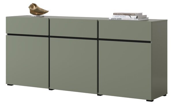 Comodă Crossroad G43 (pin verde + negru). Promo -19%. 1118179