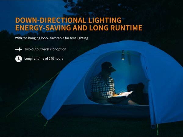 Lampă LED reîncărcabilă portabilă Fenix CL26RRED LED/USB IP66 400 lm 400 h portocaliu