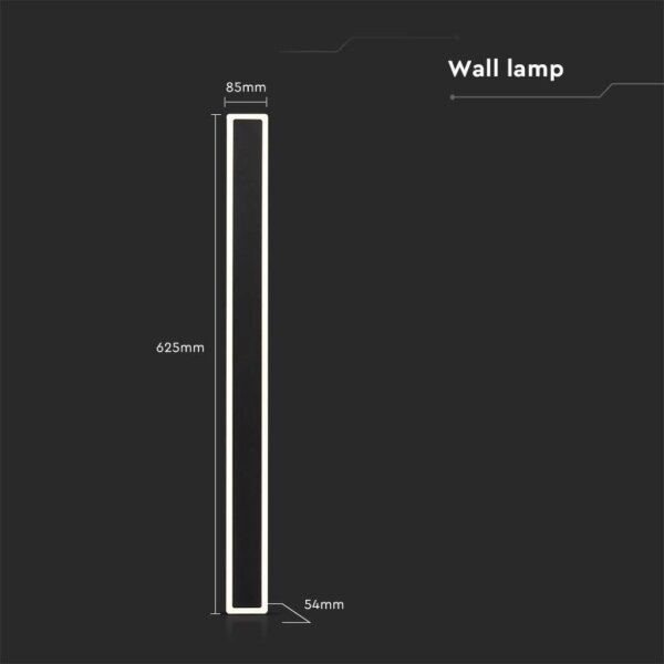 Aplică LED de exterior LED/17W/230V 3000K IP65 negru