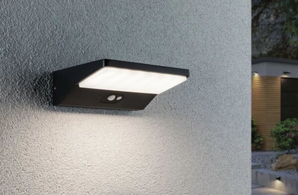 Aplică de exterior cu senzor LED/7,4W IP44 HOUSE 230V Paulmann 94333