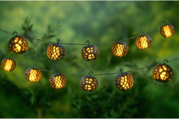 Lanț LED solar 3,8m 8xLED/1,2V