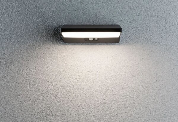 Aplică de exterior cu senzor LED/7,4W IP44 HOUSE 230V Paulmann 94333