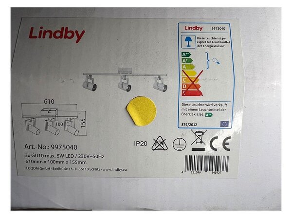 Spot 3xGU10/5W/230V Lindby FAVI ro Spot 3xGU10/5W/230V Lindby FAVI ro