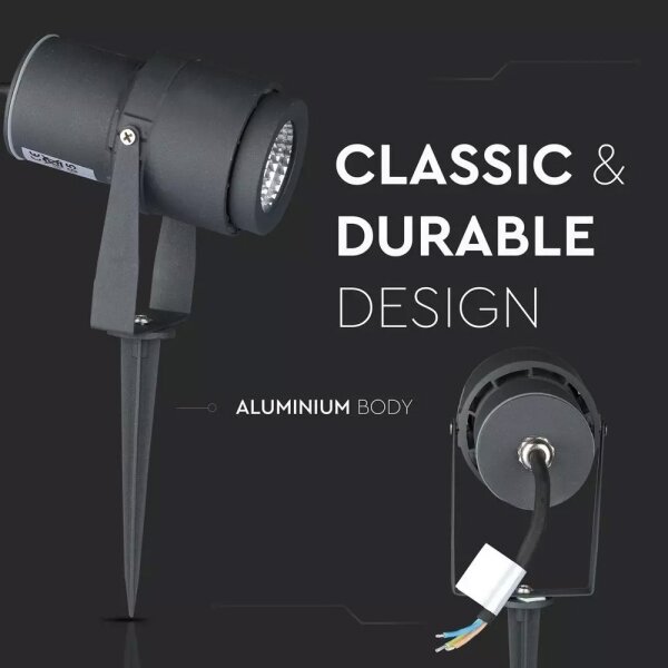 LED Lampă exterior LED/12W/100-240V IP65 culoarea luminii verde