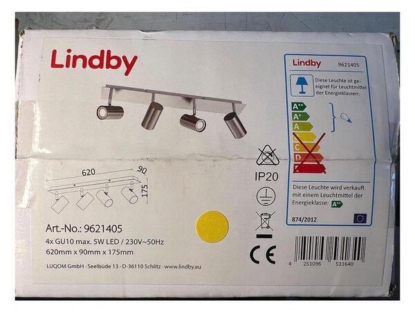 Spot 4xGU10/5W/230V Lindby FAVI ro Spot 4xGU10/5W/230V Lindby FAVI ro