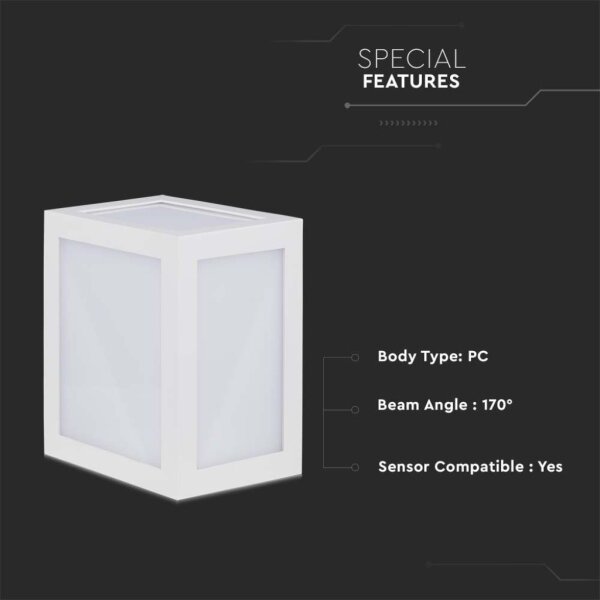 Aplică LED de exterior LED/12W/230V IP65 4000K alb