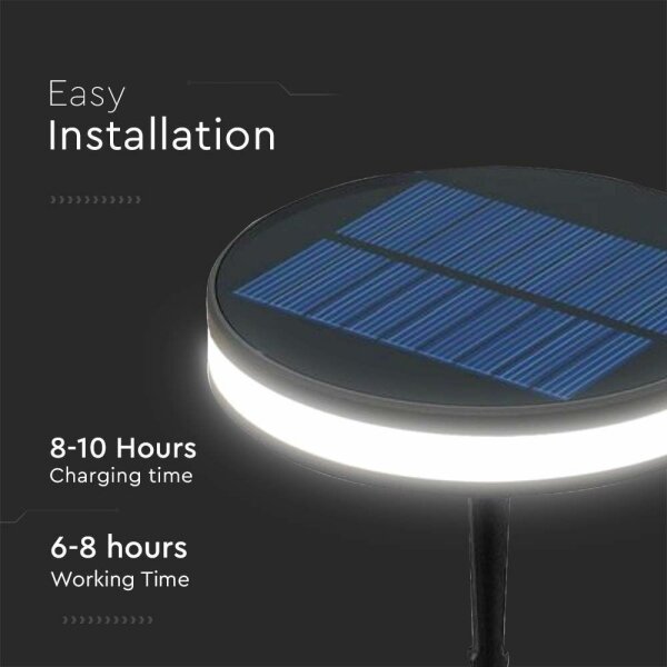 Lampă LED solară de exterior LED/1,8W/3,7V IP54 3000K
