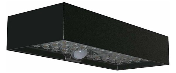 Aplică LED solară cu senzor LED/6W/3,7V IP65 4000K negru