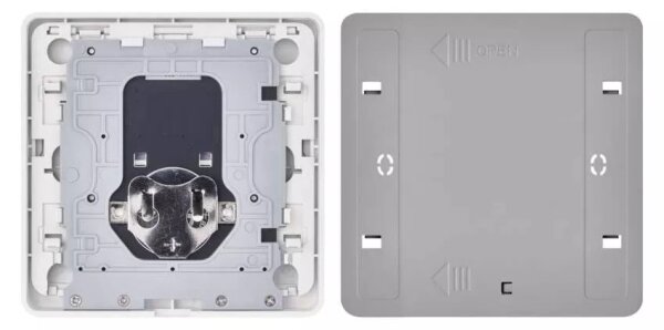 Comutator cu 2 butoane GoSmart Tuya alb
